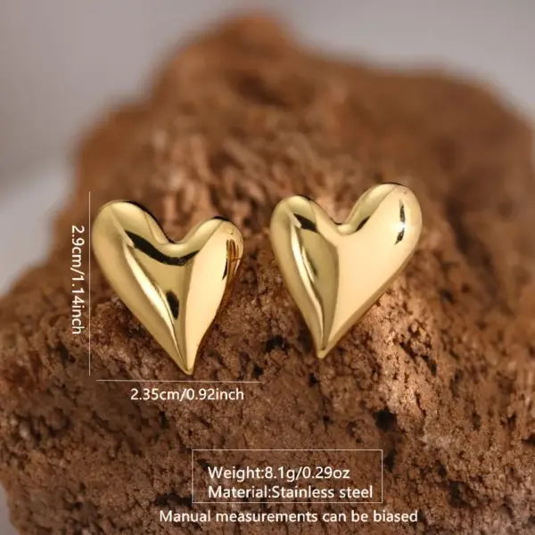 Wholesale 1 Pair Fairy Style Casual Elegant Irregular Geometric Quadrilateral Irregular Plating Hollow Out 304 Stainless Steel Imitation Gold Earrings Ear Studs