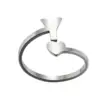 Wholesale Jewelry Fashion Letter 201 Stainless Steel Plating Open Ring