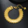 Wholesale Retro Roman Style Coin Copper Plating 18k Gold Plated Bracelets