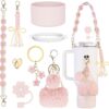 Wholesale C Aessories Water C Braided rtable Rope Thermos C Chain Love Hook Hair Ball Key Pendant