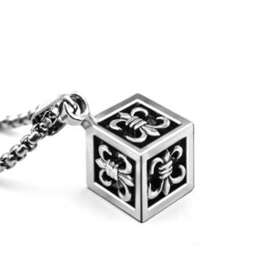 Rubik's Cube + titanium steel chain