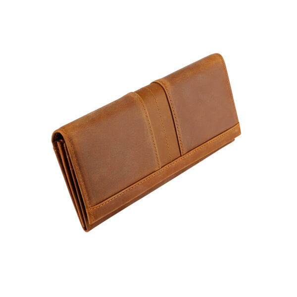 Wholesale Crazy Horse leather top-grain cowhide wallet, anti-theft card holder, card sleeve