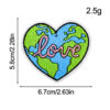 Wholesale Earth Environmental Protection Green Embroidered Cloth Patch