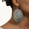 oly-85689dc0b17cb507d5808778bcf10590 Wholesale Retro Western style turquoise earrings