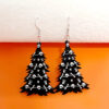 Wholesale Skull Print Party Christmas Tree Earrings Acrylic Earrings