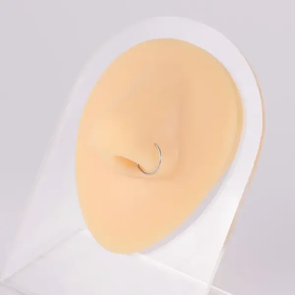 Simple Style Cool Style Geometric G23 Titanium Polishing Nose Ring Nose Pin