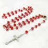 Wholesale Crystal Torus Cross Rosary Necklace