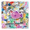 Wholesale 100 cartoon marine animal cross-border Laptop Luggage scooter motorcycle decorative stickers