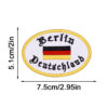 oly-858ba45e8a16f49f4627d412013a17ef Wholesale Flower cloth patch no-sew German epaulette patch