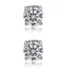 Simple Style Round Titanium Steel Inlay Zircon Ear Clips 1 Piece