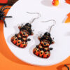Wholesale Halloween Western-style Cute Cow Acrylic Earrings