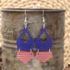 Wholesale Independence Day Stripe Earrings