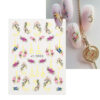 oly-85b0b882e3fa1e52b75ea62fe455ab75 Wholesale Manicure Relief Stickers 5D Spring Flowers and Birds Stereo Bronzing Stickers