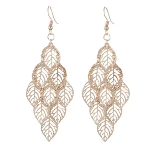 No.5 Golden Hollow Earrings