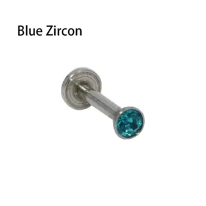 Blue Zircon Rhinestone / 1.2x8x3MM