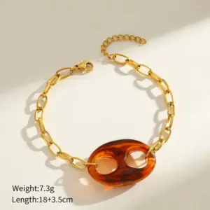 ZX / Adjustable / 1 Piece Leopard Print Bracelet