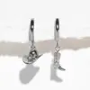 Wholesale 1 Pair Simple Style Boots Plating Copper 18k Gold Plated Drop Earrings