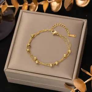 Double Layer Ball Bead Chain S002