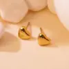 Ion Plating (IP) 18K Gold Plated Heart Shape 304 Stainless Steel Classic Style Waterproof Non Tarnish Jewelry Set
