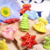 Wholesale Christmas tree bells and snowflake beads
