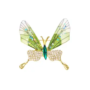 #4/Green Butterfly 3.5 * 3.5cm
