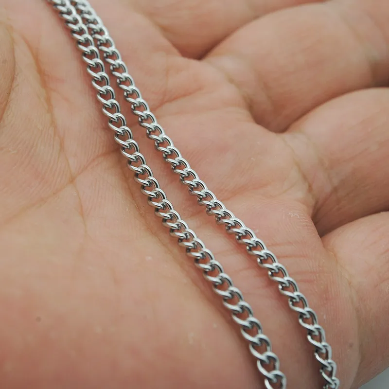 Wholesale Fashion Solid Color Titanium Steel Necklace 1 Piece
