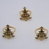 Wholesale Hotel Creative High-End Exquisite Christmas Tree Napkin Ring Buckle Table Decorations Hotel Table Setting Manufacturer