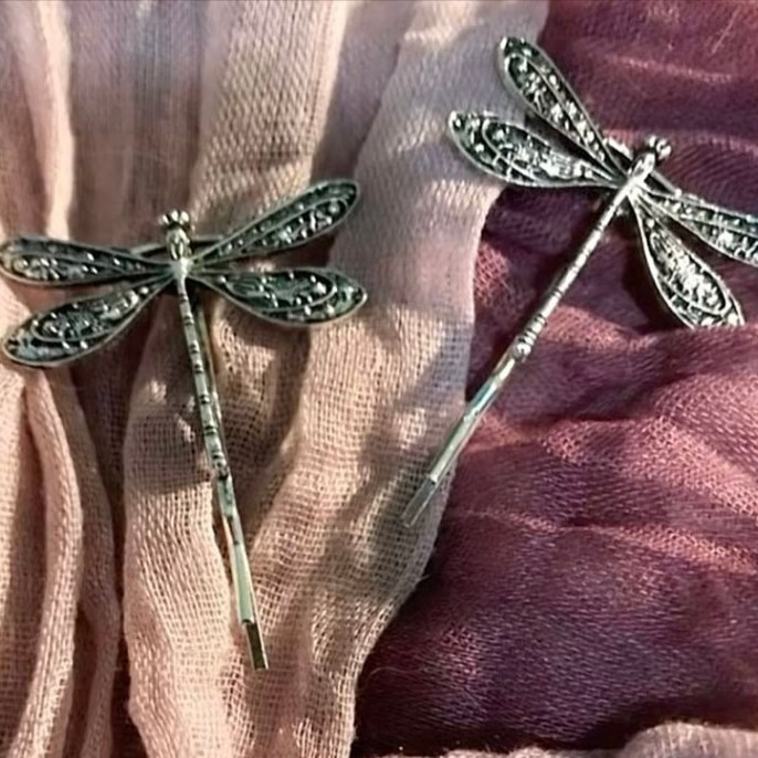 Wholesale European and American Cross-Border New Retro Style agoy Alloy Fashion Creative Hair Clips Starting from 2 Pieces