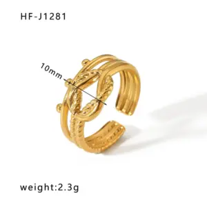 HF-J1281-Gold / Adjustable Opening