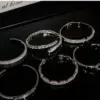 Wholesale Modern Style Solid Color Copper Zircon Bangle In Bulk