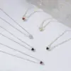 Wholesale PVD Coated 18K Gold Platinum Real Gold Plated Heart Shape 304 Stainless Steel Fashion Waterproof Non Tarnish 304 Stainless Steel Pendant Necklace