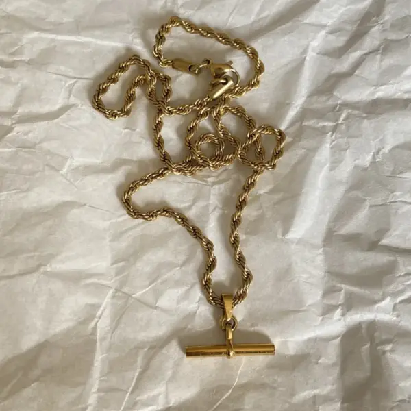 Wholesale Streetwear Geometric Titanium Steel Necklace