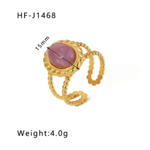 HF-J1468-Gold / Adjustable Opening