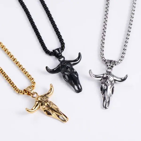 Stainless Steel 18K Gold Plated Retro Plating Animal