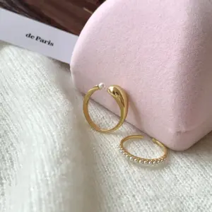 Rings-Gold (Two-Piece Set).
