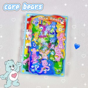 Wholesale Bear Shake-Shake Acrylic Loose-Leaf Notebook A7 Notepad