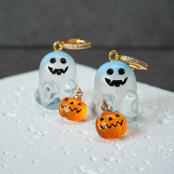 Wholesale Halloween Ghost Pumpkin Earrings