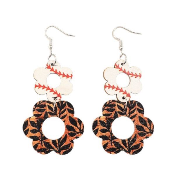 oly-8672808fef7d73a84836be96753e70b9 Wholesale Sporty hollowed-out floral cow print retro wooden earrings