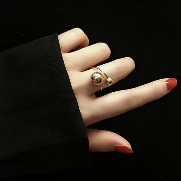 PVD Coated Real Gold Plated 18K Gold Geometric 304 Stainless Steel French Style Waterproof Non Tarnish