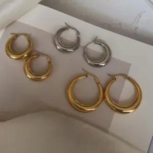 Wholesale PVD Coated Real Gold Plated 18K Gold Heart 304 Stainless Steel Titanium Steel Fashion Waterproof Non Tarnish Earrings