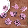 Wholesale Pink double-mirror skull organ acrylic