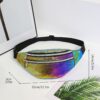 Wholesale Cross-border Women's Waist Bag Wholesale Men's Running Waist Bag Outdoor Cashier Colorful Laser Shoulder Crossbody Mobile Phone Bag