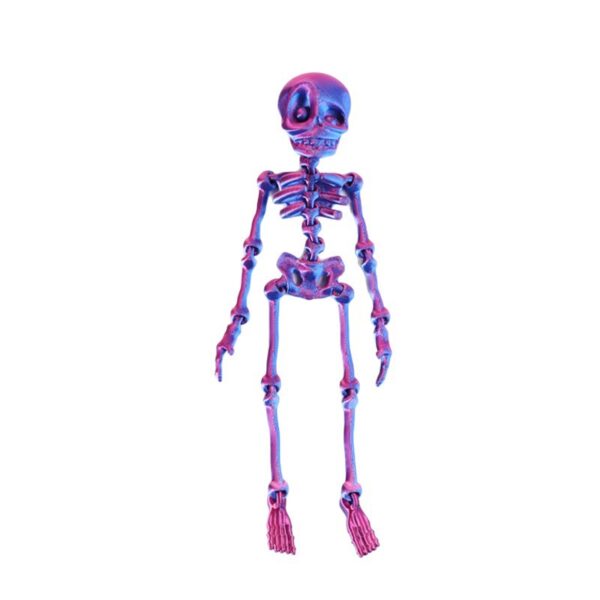 Wholesale Halloween printable skeleton toy with magnetic joints movable