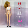 Wholesale Toy accessories swimsuit set underwear thong 6/8 doll clothes lingerie