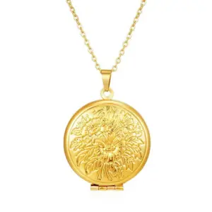 No. 1 Lotus round Gold MS-528A