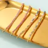 Copper Geometric Zircon Copper Bracelets