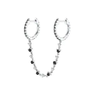 Black Silver (Single Double Circle)