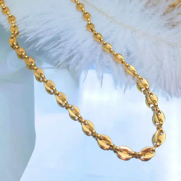 Wholesale Simple Style Geometric Titanium Steel Plating Bracelets Necklace