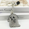oly-86cd5aae3b8f614027139185b97bf937 Wholesale Diamond studded Ghost Ghost Head Keychain