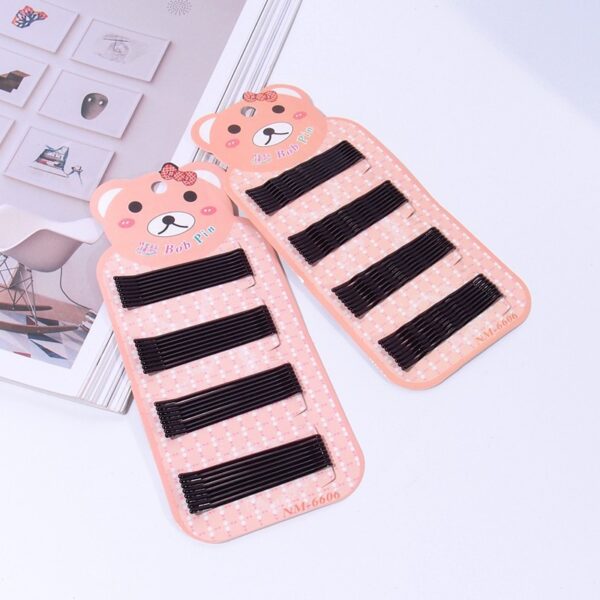 Wholesale Korean version of jewelry classic black fine hairpin edge clip stall supply a small commodity